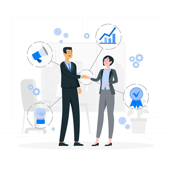 image of two business partners shaking hands